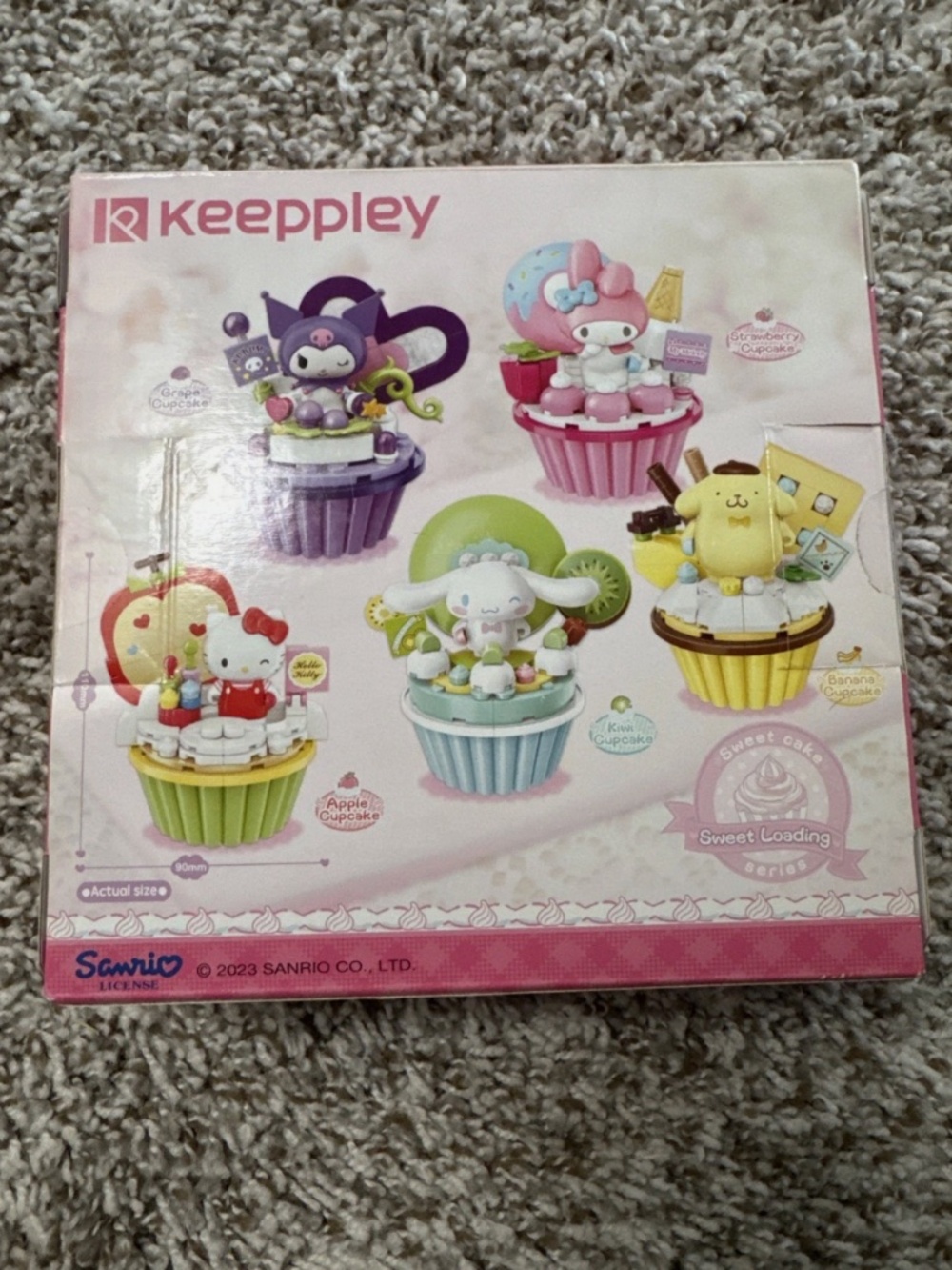 Hello Kitty Apple Cupcake Keeppley Sanrio licenced Building Blocks - Picture 2 of 5